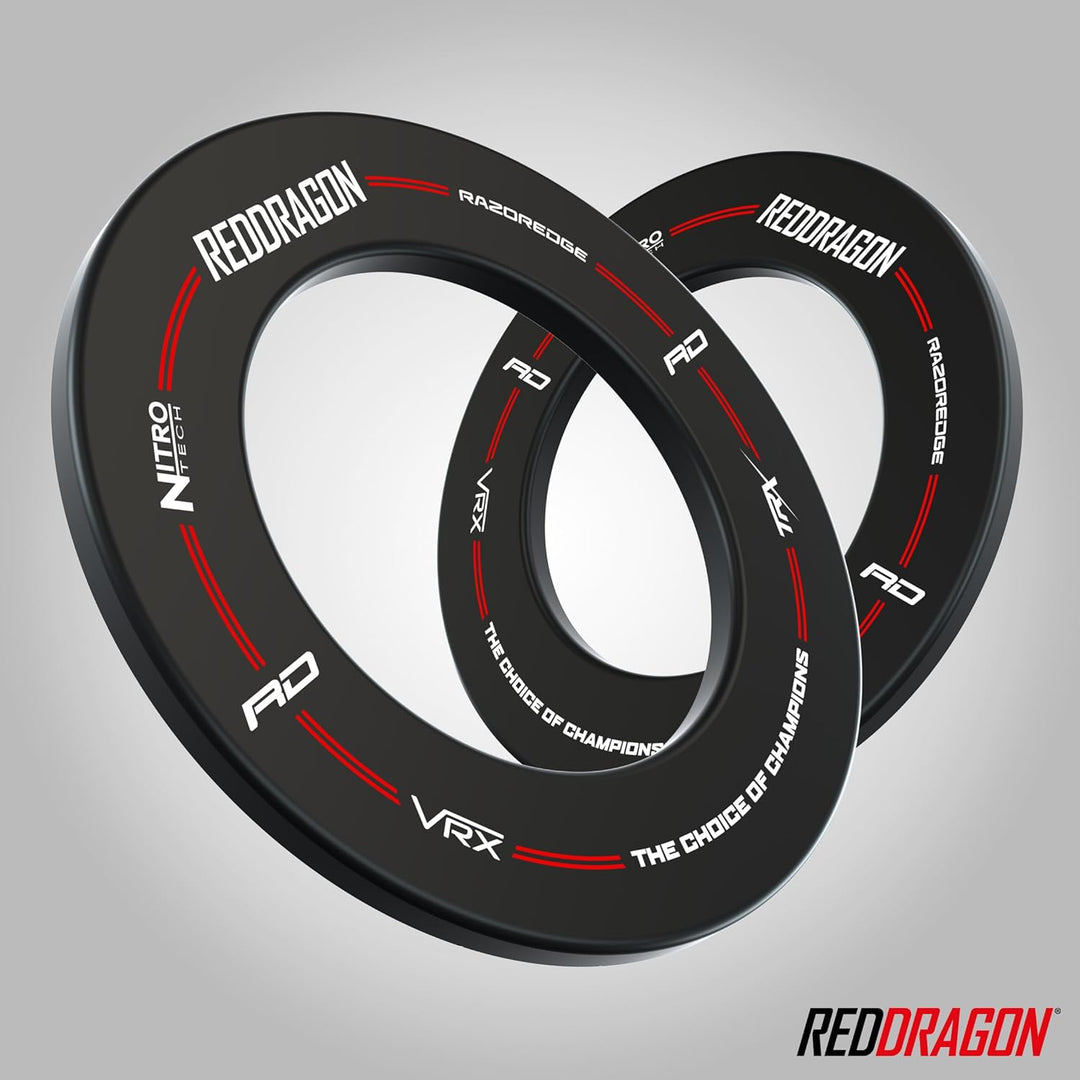 RED DRAGON Dartboard Surround Schwarz, Schwarz