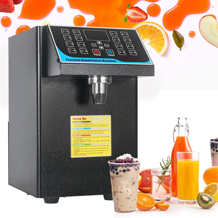 450W 7.5L Bubble Tea Fructose Quantitative Machine Zucker Dosiermaschine Edelstahl Sirup Dispenser B