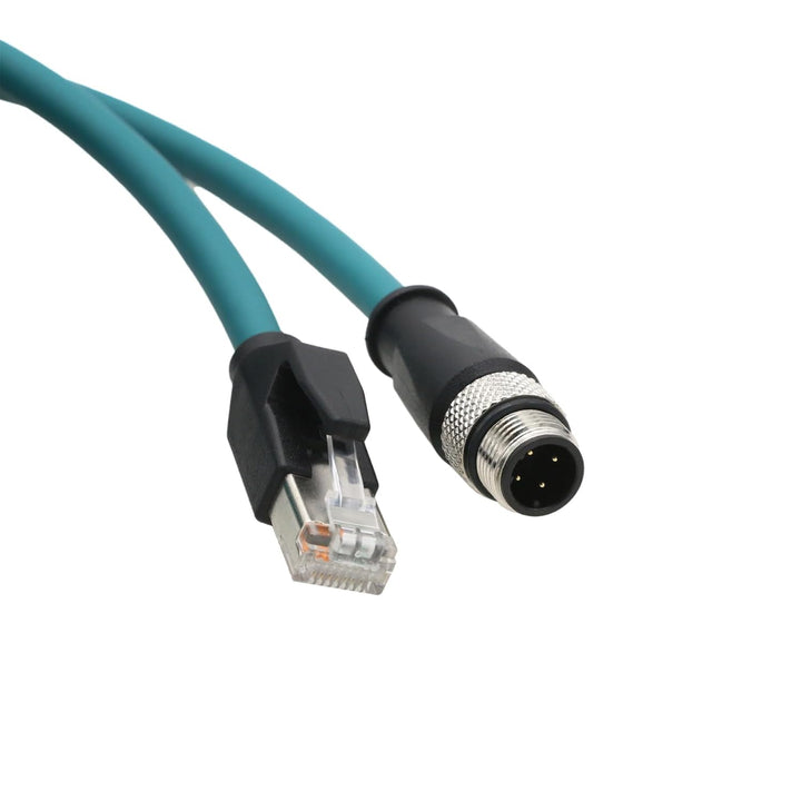 HangTon Ethernet M12 4-Pin D-Codierung RJ45 CAT5e Kabel für Cognex Sick Sensor Industrial Profinet N