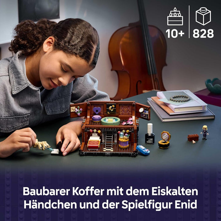 LEGO Wednesday - Die Wohnung des Eiskalten Händchens - Spielzeug zum Bauen mit Enid Minifigur, Händc