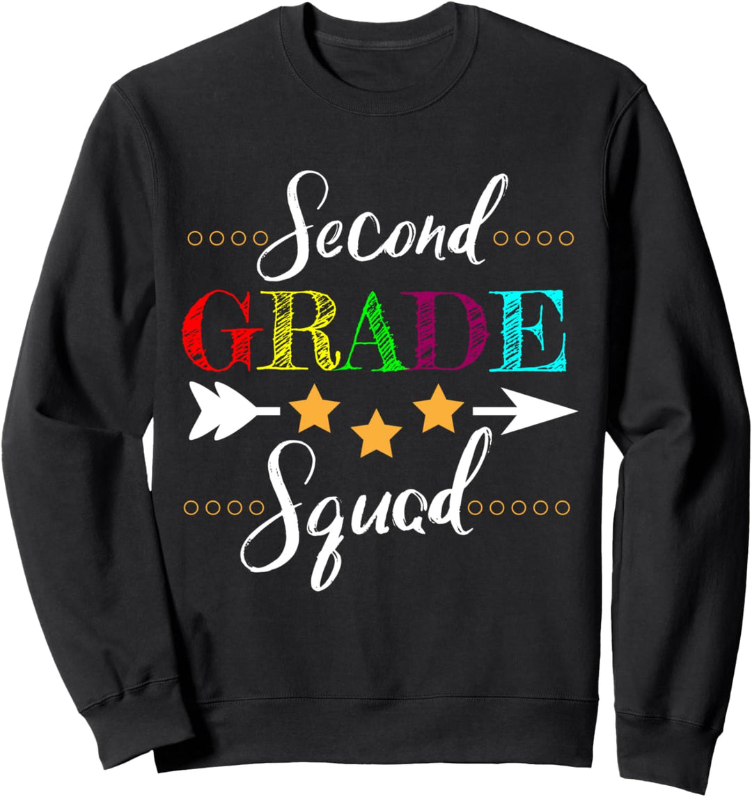 2nd Grade Squad Back To School für Lehrer und Schüler Sweatshirt