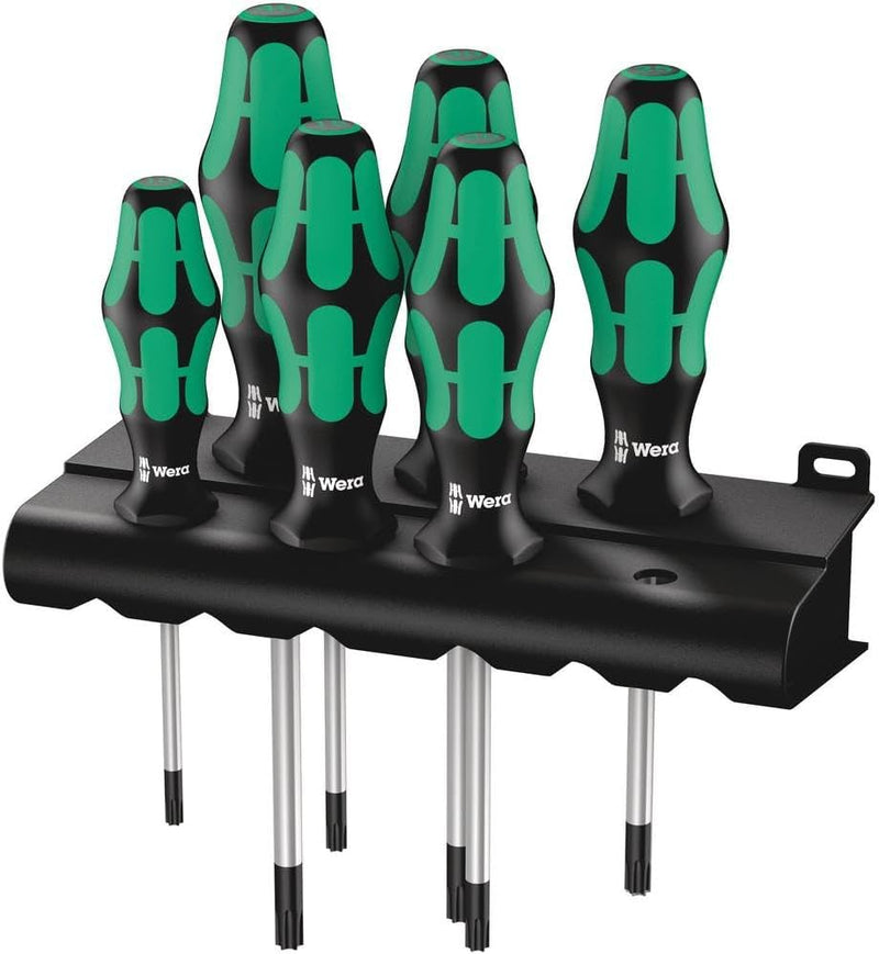 Wera 367/6 Schraubendrehersatz Kraftform Plus TORX® + Rack, 6-teilig, 05028062001 Single, Single