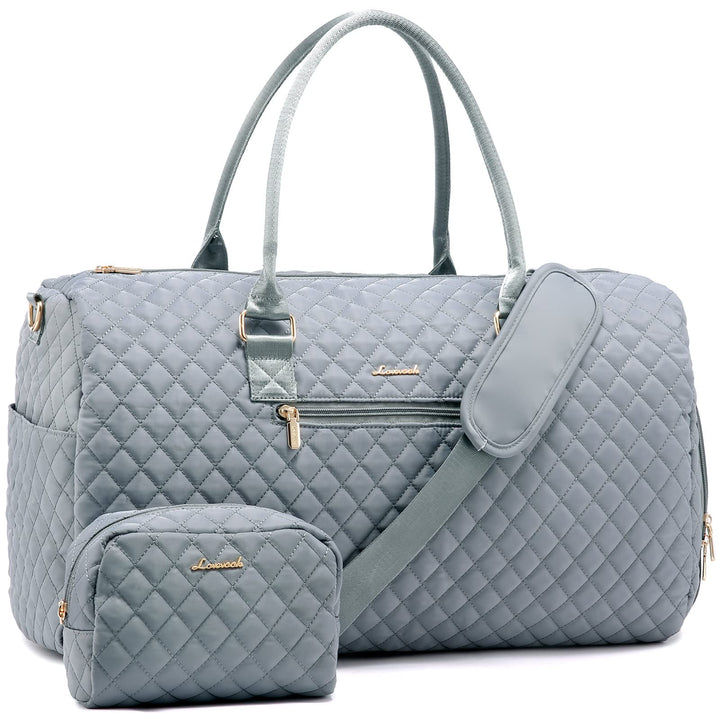 LOVEVOOK Reisetasche Damen, Weekender Travel Bag Kliniktasche Geburt Sporttasche mit Kulturtasche, S
