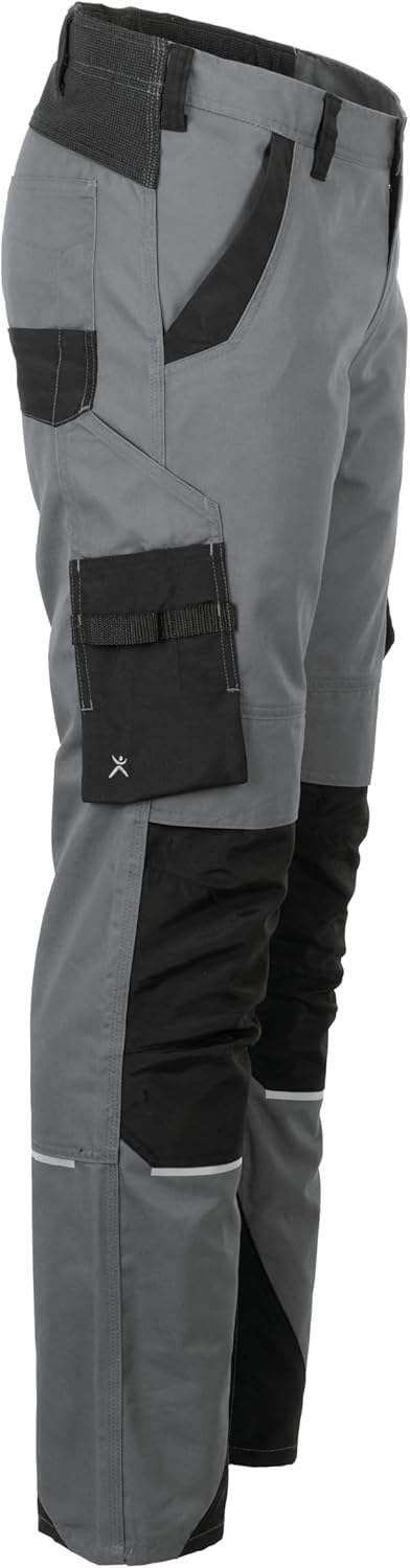 Planam Herren Cargo Norit Herren Bundhose 44 Schiefer/Schwarz, 44 Schiefer/Schwarz
