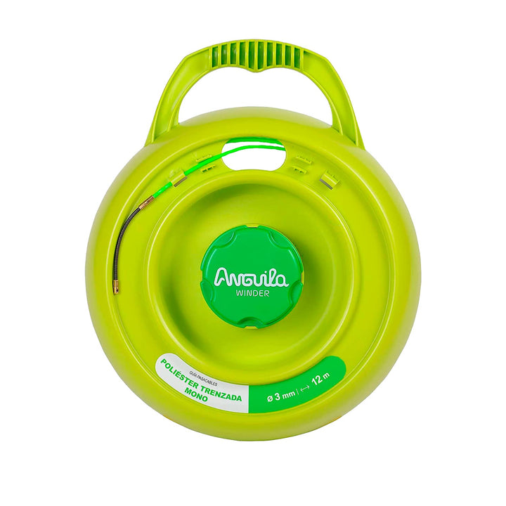 Anguila Max| Winder| Universalhaspel | Speziell enge Rohre | Polyester dreifach verdrillt | Farbe gr