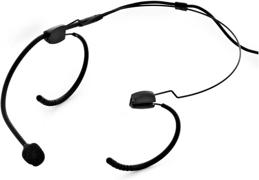 SubZero Kopfbügelmikrofon, kompatibel mit Sennheiser-Funksystemen, Schwarz