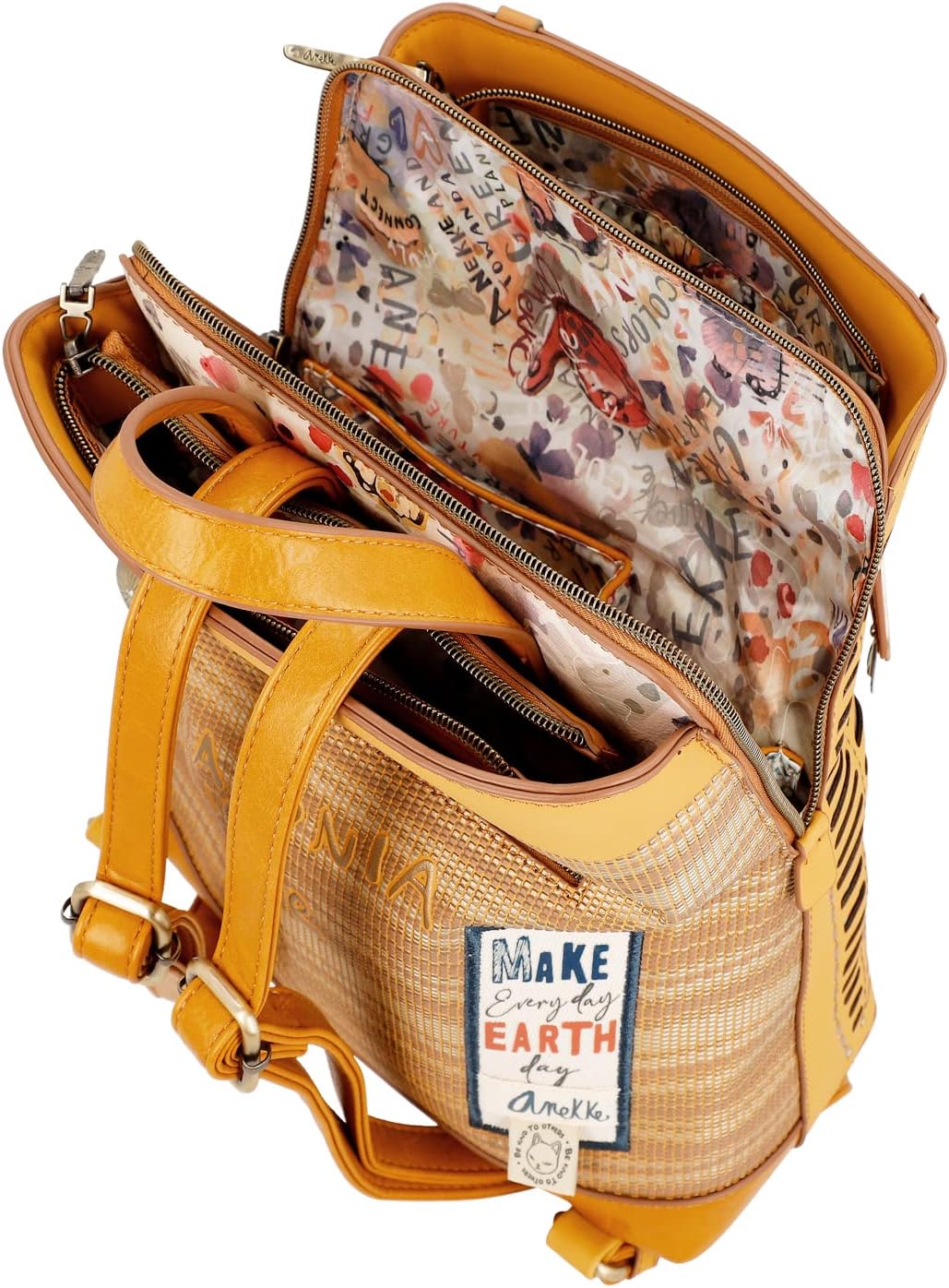 Anekke Damen Paseo 36795-227 Mehrfarbig, 27 x 29 x 11 Rucksack für unterwegs, bunt