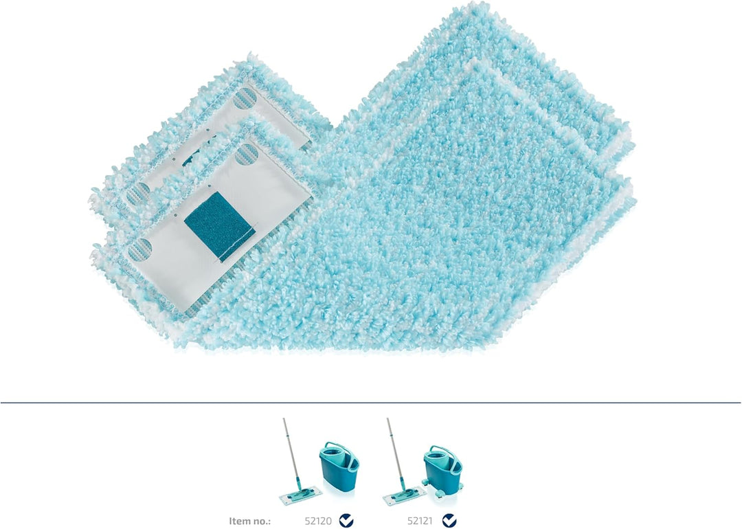 Leifheit Original Wischbezug CLEAN TWIST M Ergo/Power Clean super soft, Bodenwischer Ersatzbezug mit