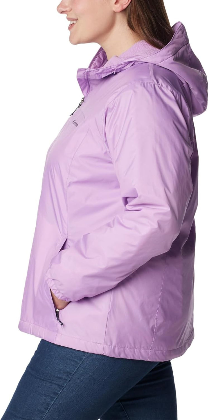 Columbia Damen Switchback Iii Jacke, Wasserdicht & Atmungsaktiv, Verstaubar Regenjacke 1X Gumdrop, 1