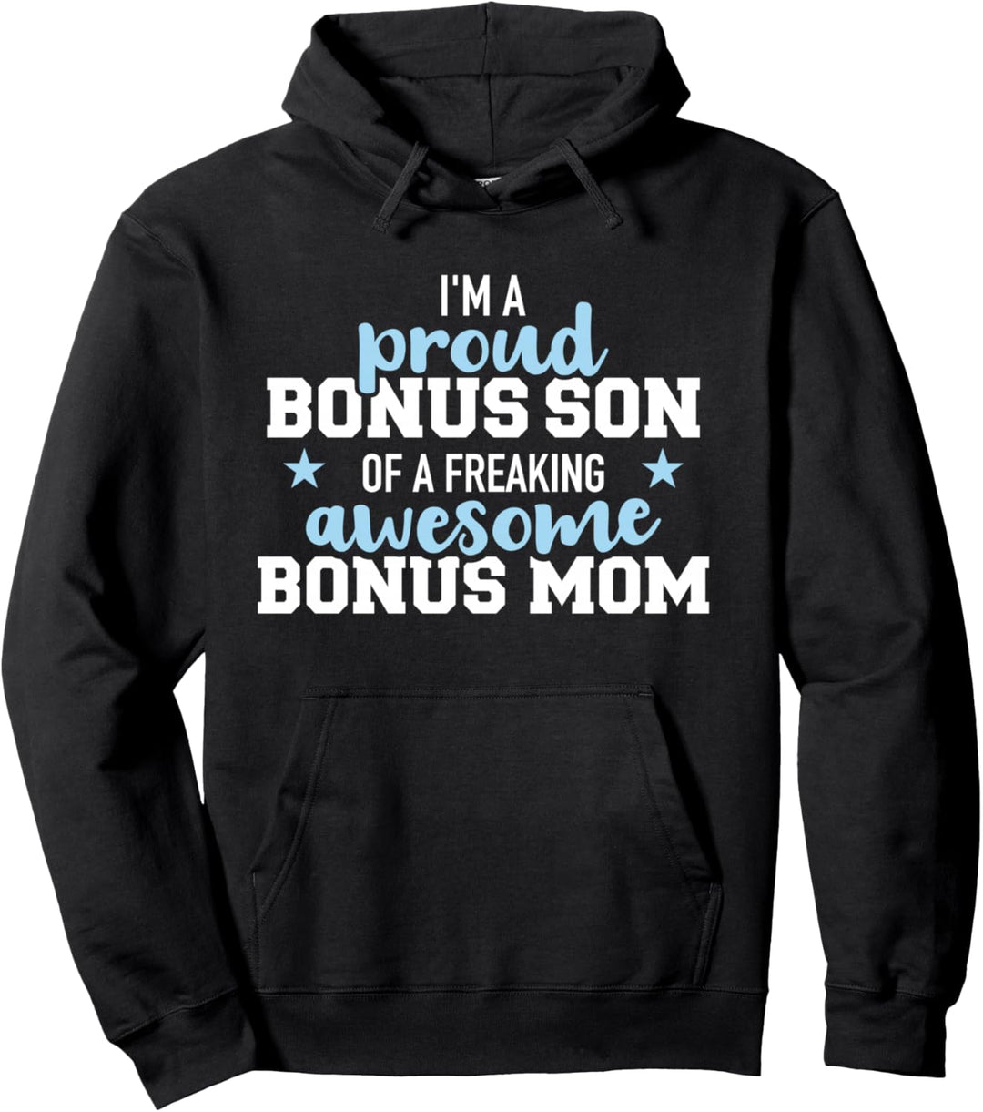 Stolzer Bonus Sohn einer fantastischen Bonus Mama Pullover Hoodie