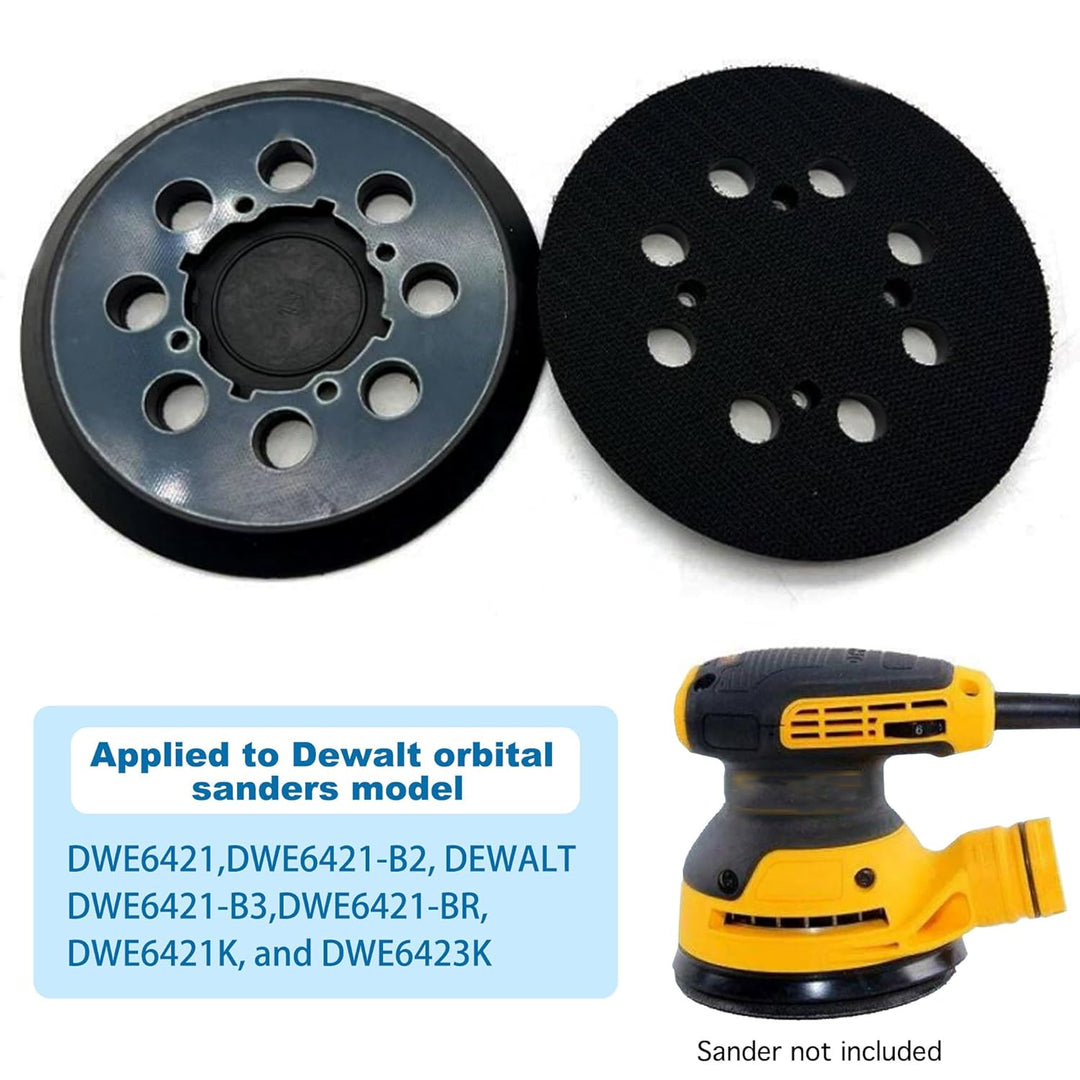 Schleifteller 125 mm Klett Stützteller für DeWalt, Schleifplatte 125 mm mit Klett für DeWalt DWE6423