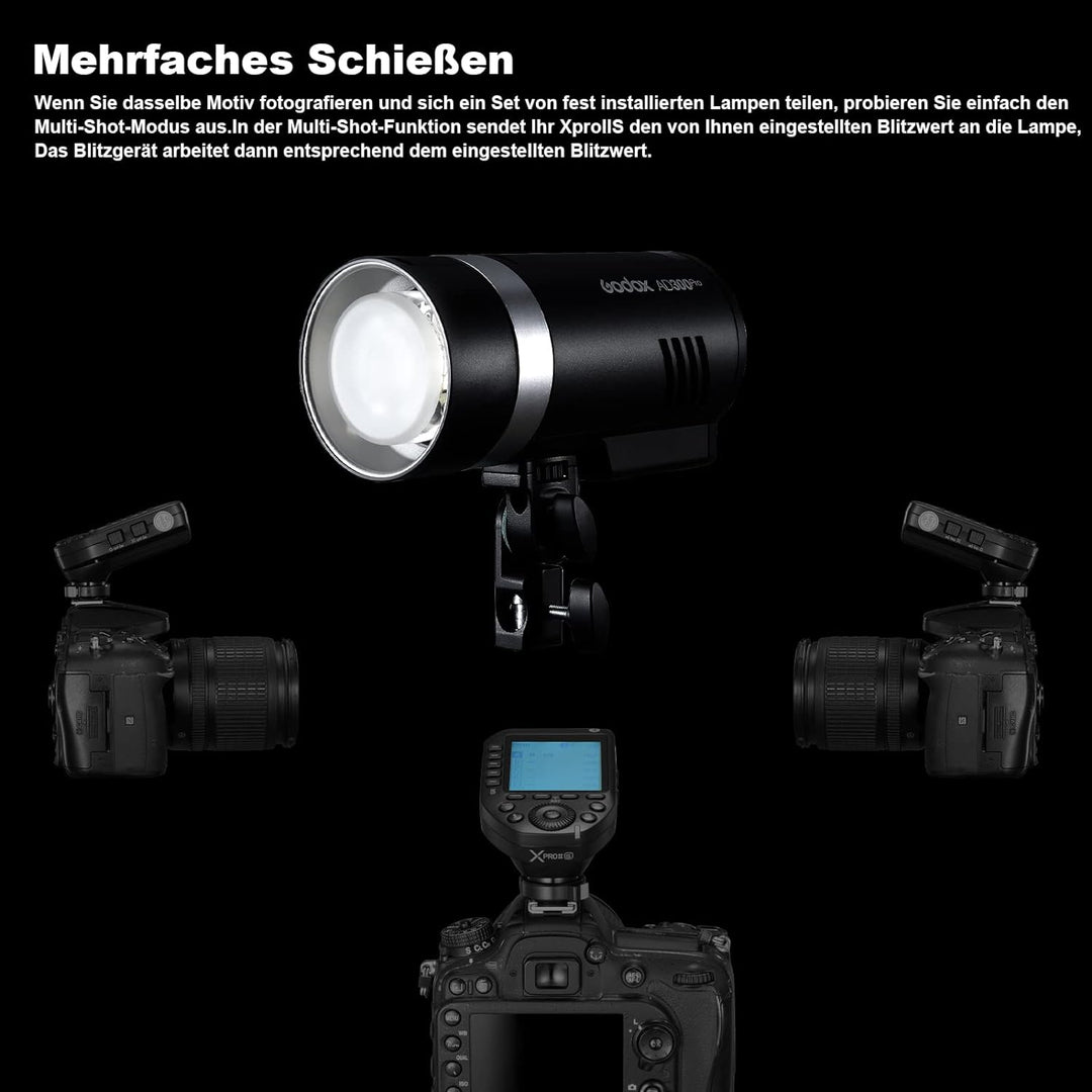 Godox Xproii-S Flash Trigger Kamera Wireless Blitzauslöser 2,4 GHz 1/8000s HSS TTL Umwandlung für So