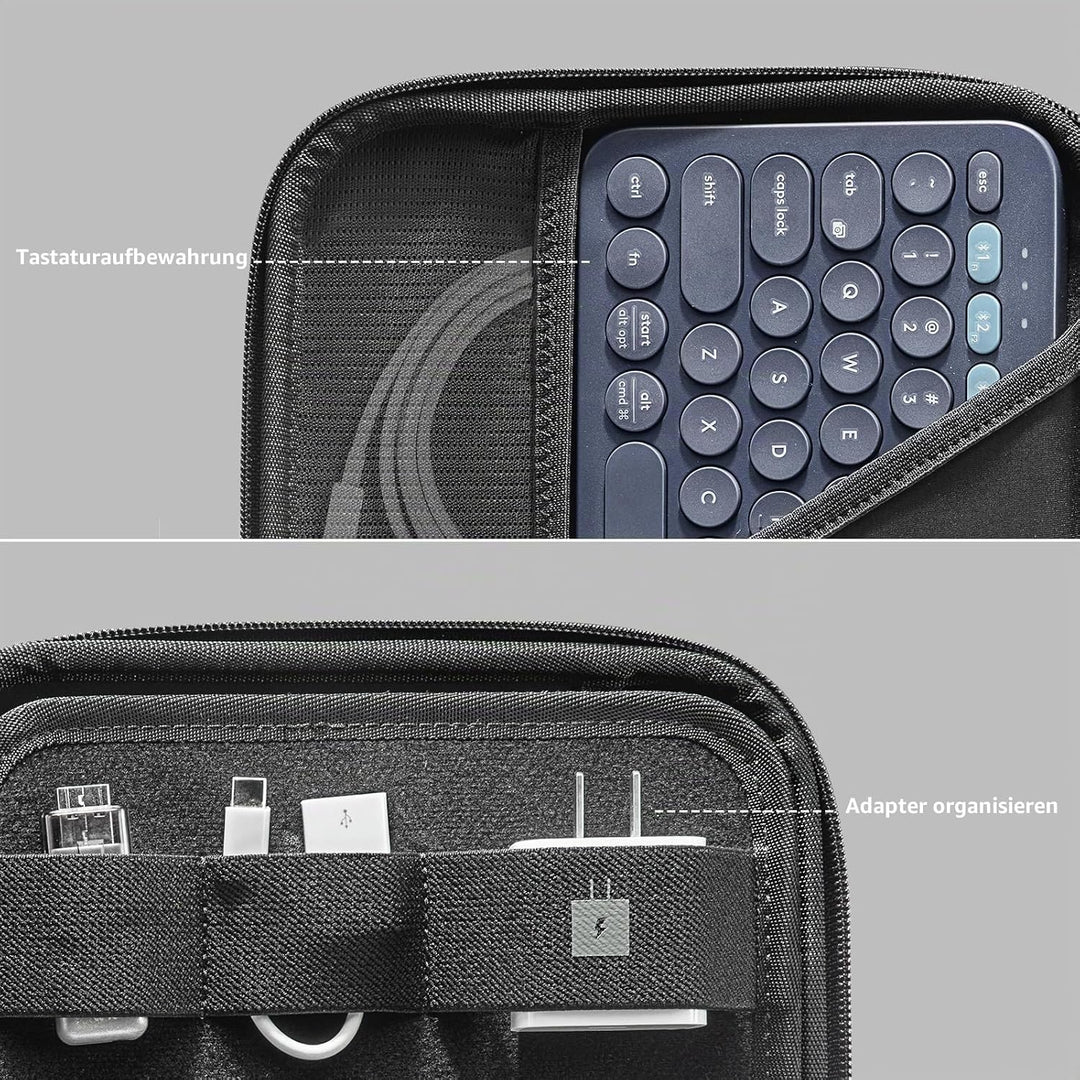 tomtoc Portfolio Tablet Tasche für 11 Zoll iPad Pro M2&amp;M1 4/3/2/1 2022-2018, 10,9" iPad 10 2022, 10,