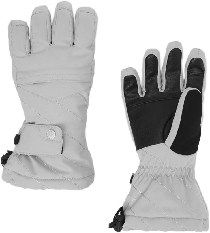 Spyder Mädchen Synthesis Skihandschuhe L silberfarben, L silberfarben