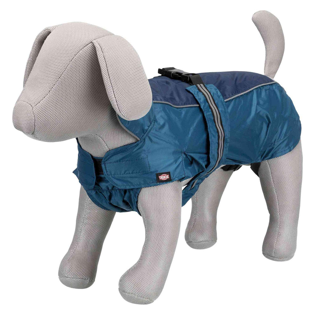 TRIXIE Regenmantel für Hunde von Rouen blau 40 cm(1er Pack), blau 40 cm(1er Pack)