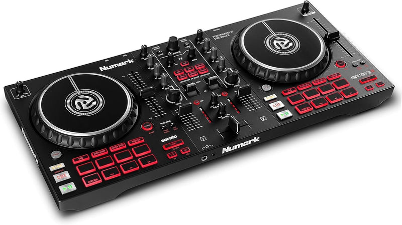 Numark DJ Komplettset - Mixtrack Pro FX 2 Deck Dj-Controller für Serato + HF125 professioneller Kopf