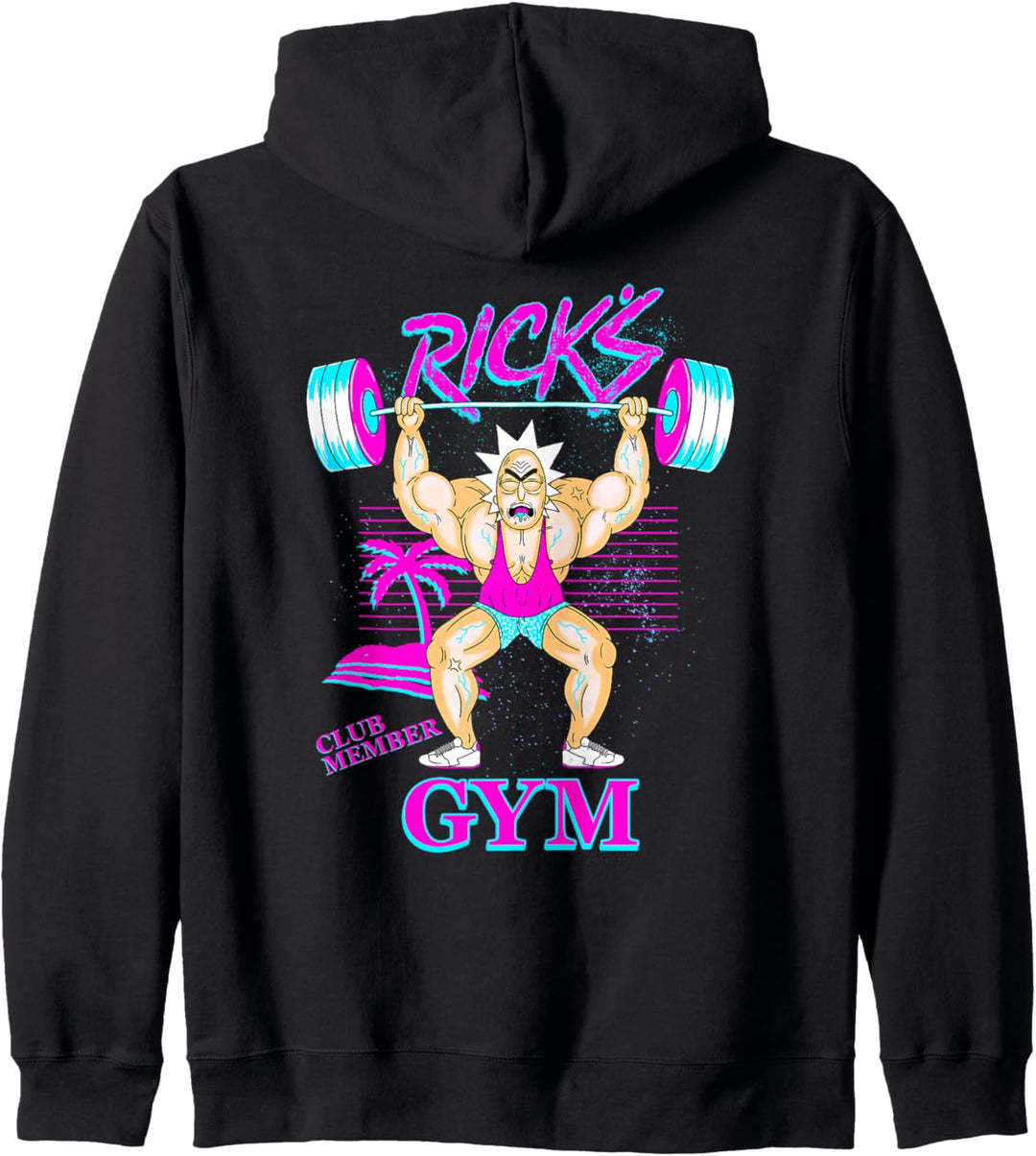 Rick and Morty Rick's Gym Kapuzenjacke