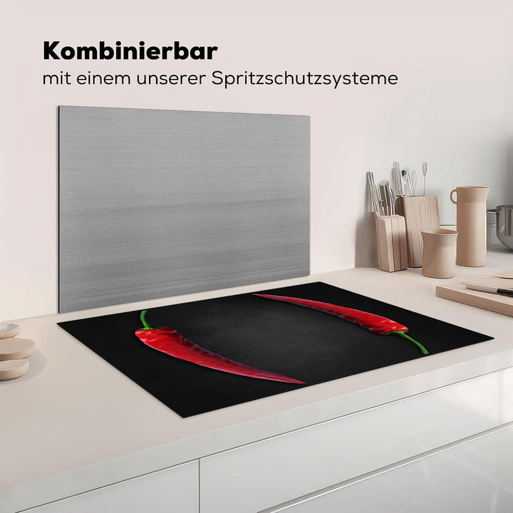 KitchenYeah© Herdabdeckplatte Einteilig Küche Herdabdeckung Induktionsfeld Ceranfeld Herdabdeckplatt