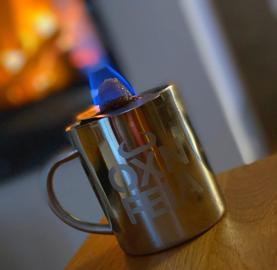 Oxnfeia® Feuerzangen Zuckerzange Zuckerhut Feuerzangenbowle Weihnachtszeit Winterzeit Weihnachtsmark