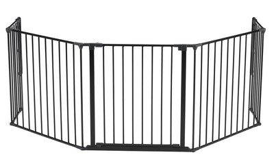 Baby Dan Konfigurationsgitter/Kaminschutzgitter Flex XL 90-278 cm, Anthrazit & Konfigurationsgitter
