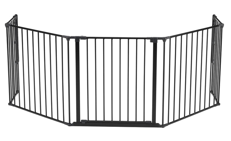 Baby Dan Konfigurationsgitter/Kaminschutzgitter Flex XL 90-278 cm, Anthrazit & Konfigurationsgitter