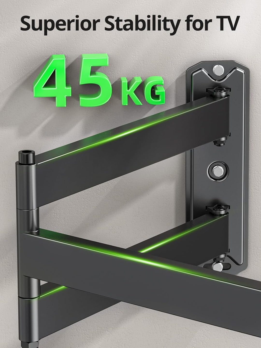 USX MOUNT Langarm-TV-Wandhalterung, Geeignet für 37-80 Zoll-LCD-/LED-/OLED Fernseher, 814 mm Auszug,