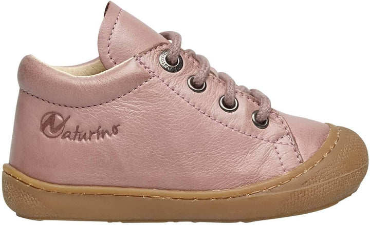 Naturino Cocoon-Lauflernschuhe aus Nappaleder, Rosa 18