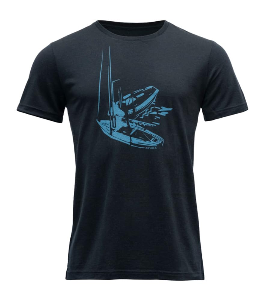 Devold Herren Straumane Merino 150 T-Shirt Funktionsshirt Outdoor-Shirt XXL Ink, XXL Ink