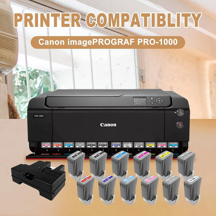 Hallosun MC-20 Wartungsbox für Canon MC20 Kompatibel mit imagePROGRAF PRO-1000 PFI-1000 Drucker
