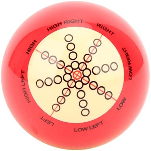 Batting Marked Red-White Pool Ball Billiard Training Ball 3#, 3#