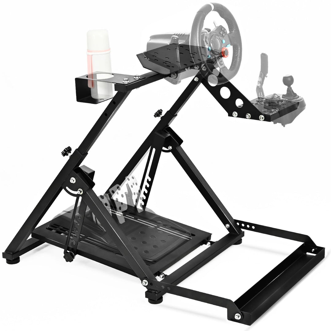 Dardoo X Frame Racing Wheel Stand Faltbare Passform für Logitech G25 G27 G29 G920, für Thrustmaster