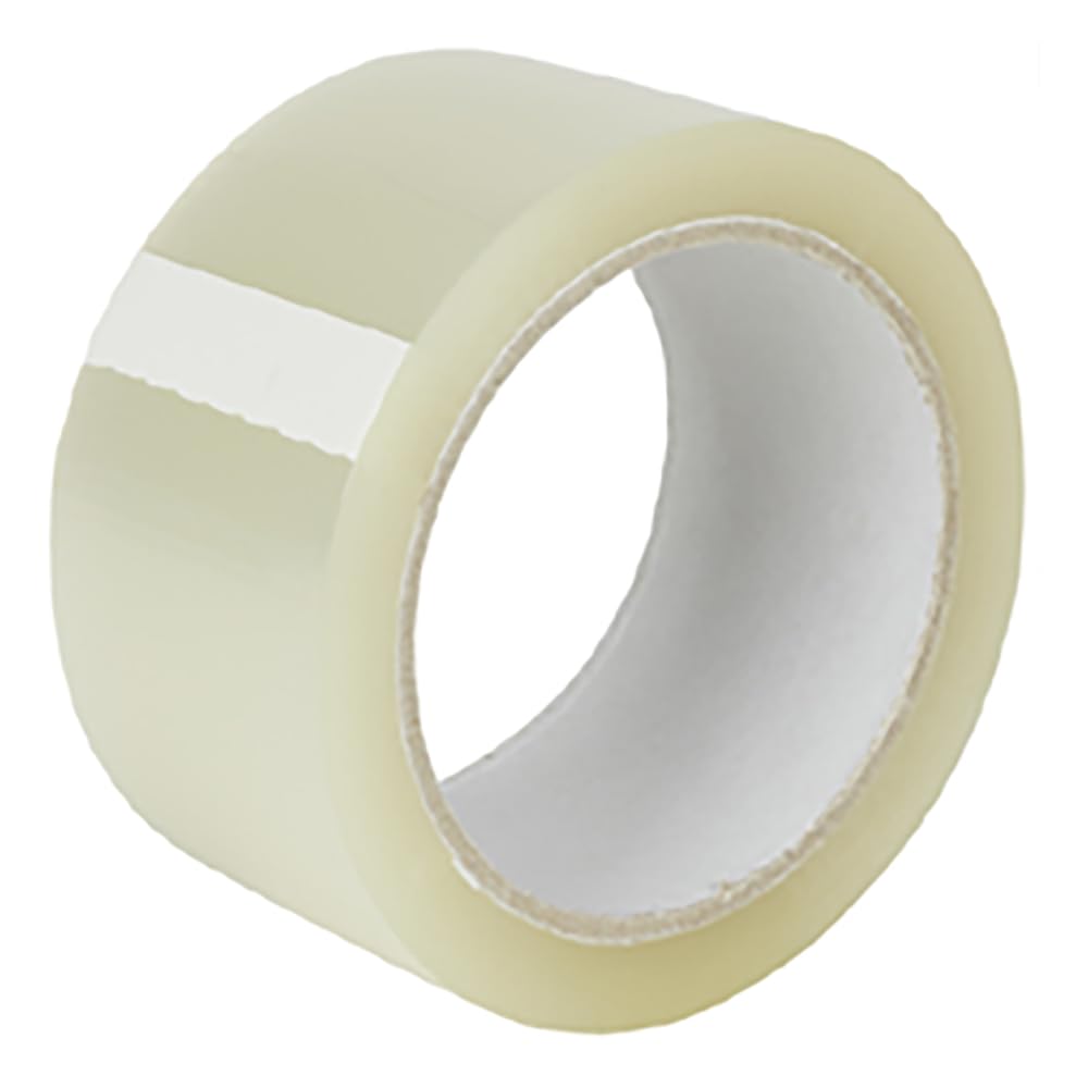 FRANZ MENSCH 36 Stück Packband mit Acrylat-Kleber, ca. 46my, leise abrollend | PP, transparent, L: 6