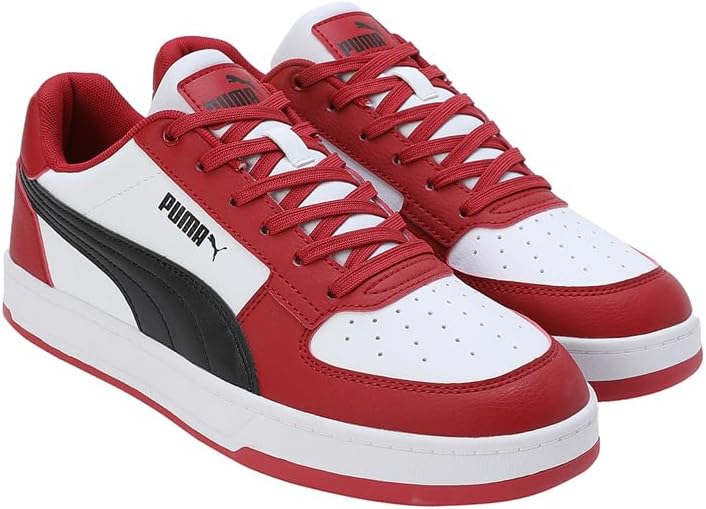 PUMA Unisex Caven 2.0 Sneaker 40.5 EU Club Red Puma White Puma Black, 40.5 EU Club Red Puma White Pu