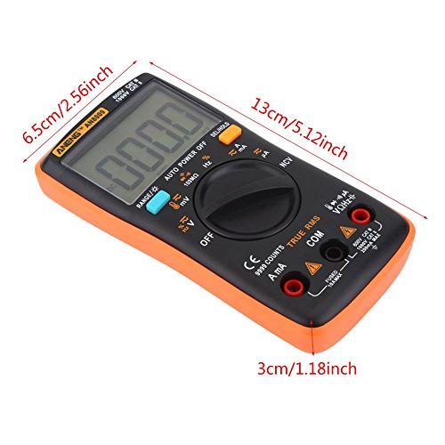 FTVOGUE Digitalmultimeter AN8009 Auto Range True RMS AC / DC-Spannung Elektronisches Messgerät Messe