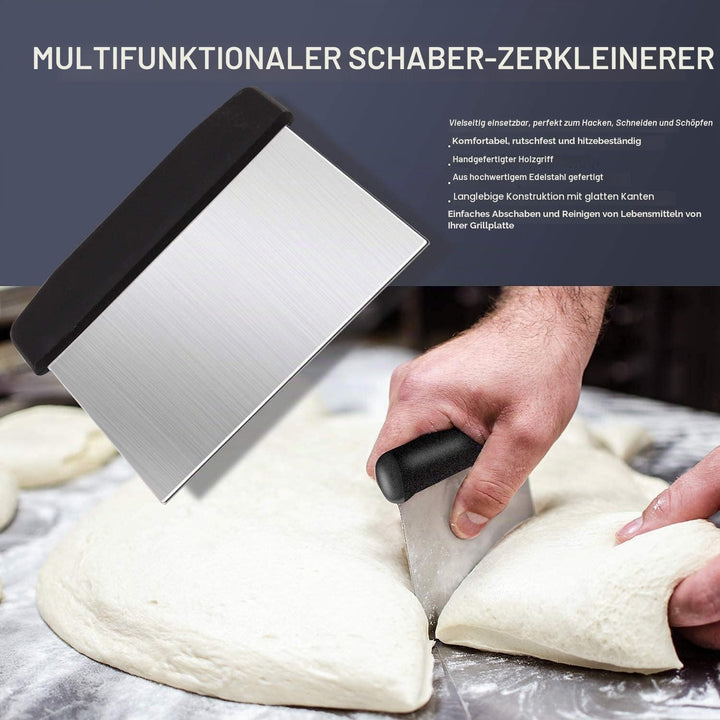 AMZMUKAUP 12Pcs Grillspachtel Set, Grillwender BBQ Werkzeugset Edelstahl mit Tragetasche, Perfektes