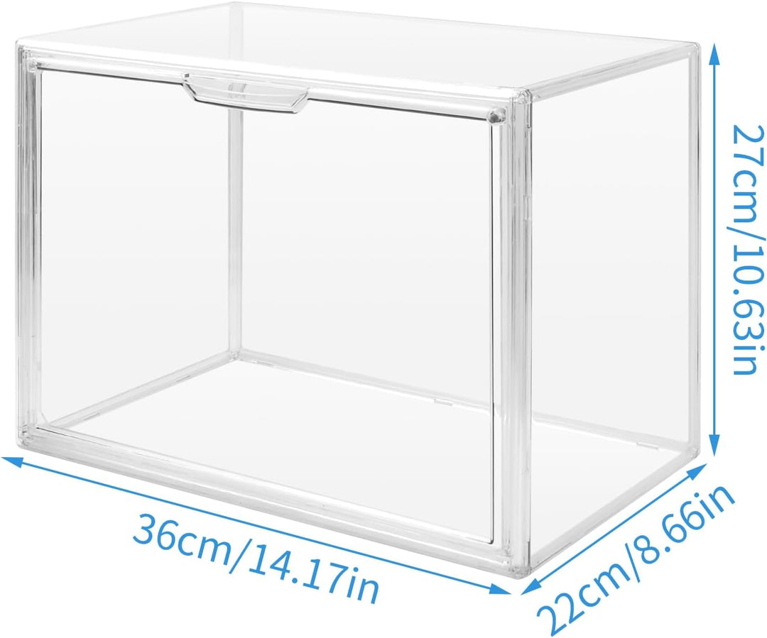 Aufbewahrungsboxen für Schublade, transparent, Aufbewahrung für Badezimmer, Make-up, Schaufenster au