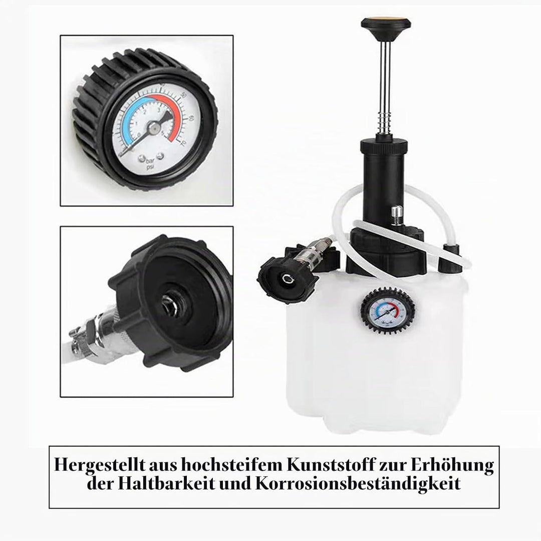 TONZACK 3L Auto Bremsenentlüftungsgerät, Bremsflüssigkeitswechselgerät mit 1L Bremsenentlüfterflasch