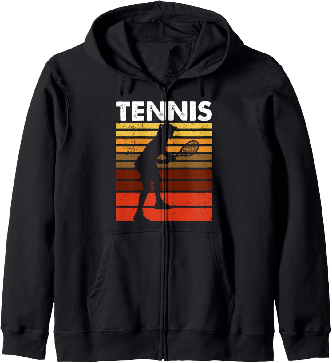 Tennis Sport Retro Vintage Damen Tennisspieler Kapuzenjacke