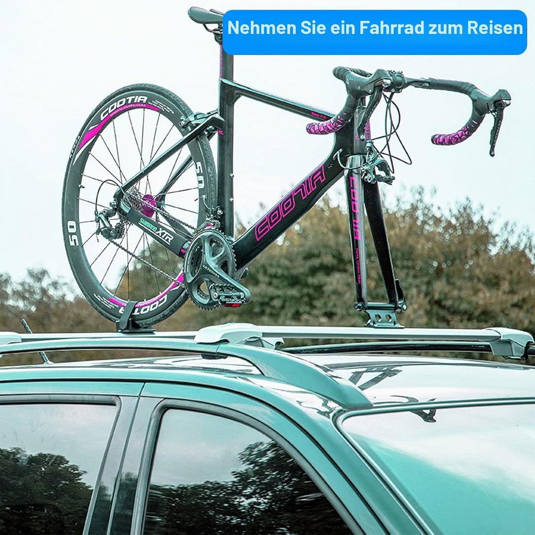 Fahrrad Gabelhalterung mit Schnellspanner Aluminiumlegierung Fahrradgabelhalterung Vorderradgabel Fe