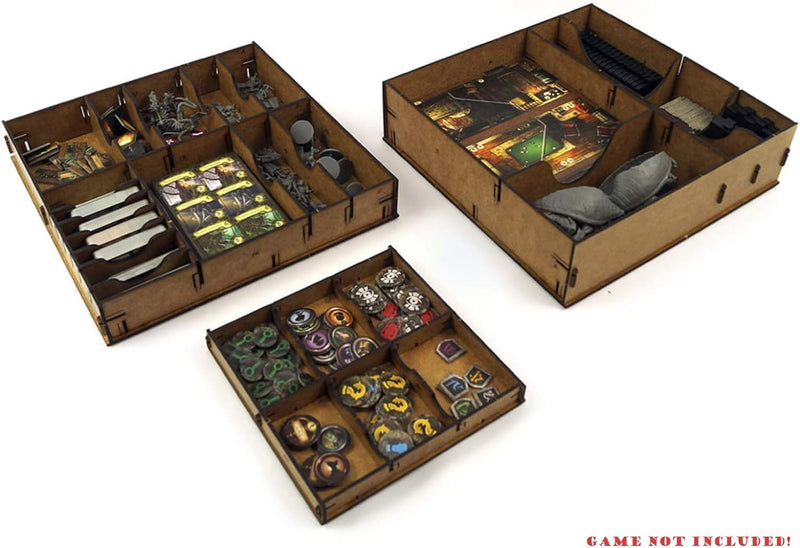 docsmagic.de Organizer Insert for Mansions of Madness: Second Edition Box - Einsatz Mansions of Madn