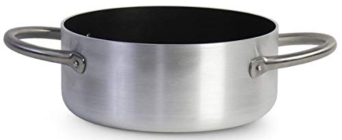 METALAC Profi Bratentopf | Aluminium | Professional | Antihaft | PFOA Frei (24cm, 9)