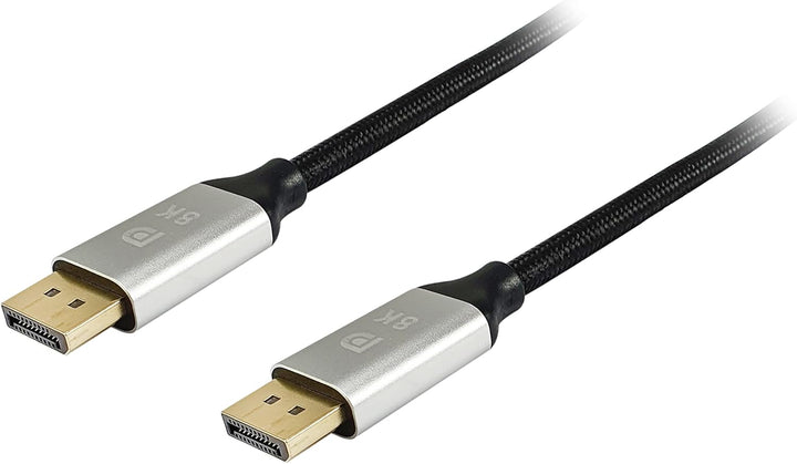 Equip 119263 DisplayPort 1.4 Kabel 3 m Aluminium, Schwarz