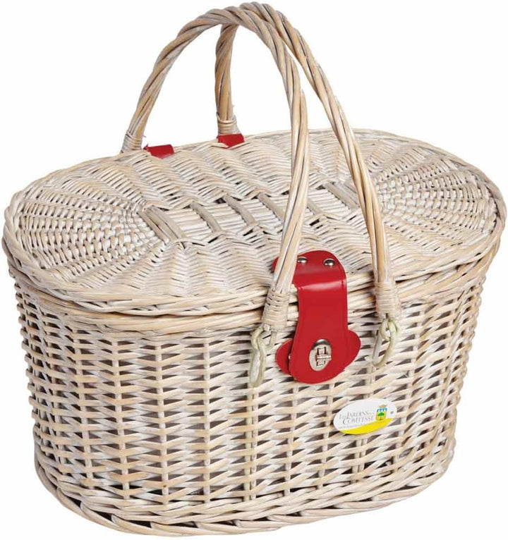 Picknick-Korb Cheverny - Praktisch und solide - 44 x 31 x 24 cm - Aus hochwertigem Geflecht