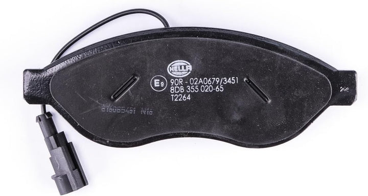 HELLA PAGID 8DB 355 020-651 Bremsbelagsatz - T2264 - Dicke/Stärke: 19mm - Bremssystem: Brembo - mit