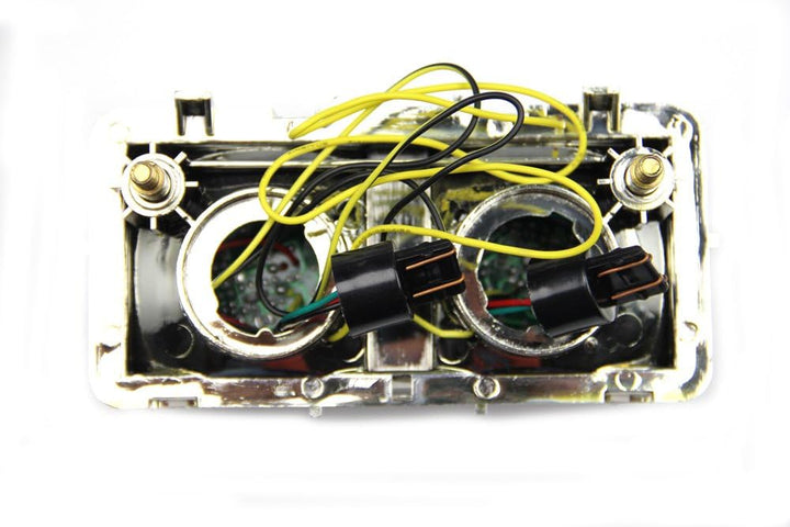 aVDB-moto LED-Bremslicht mit integrierten Blinker kompatibel mit Honda VTR, SP1, SP2 (Klar), Klar