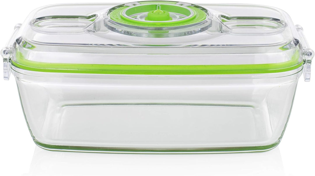 Princess Lebensmittel-Aufbewahrungsbehälter-Set aus Glas mit Handvakuumierer – inkl. elektrischer Va