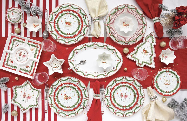 Easy Life Kuchenteller Magie DE Noel Weihnachtszauber D. 19cm Porzellan