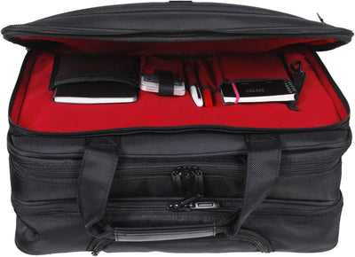 Bowatex Rollen Aktentasche, Aktentrolley Laptoptasche Trolley 42 cm Schwarz