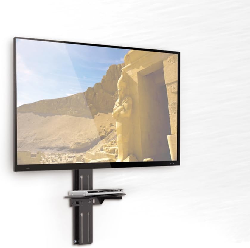 Maclean MC-771A TV Wandhalterung mit Ablage Universal für 23-43" OLED/QLED/LCD/LED/Plasma Fernseher