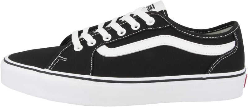 Vans Unisex Filmore Decon Sneaker 41 EU Canvas Black White, 41 EU Canvas Black White